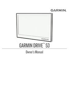 Garmin Drive 53 manual. Camera Instructions.